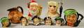 Nine Assorted Royal Doulton Ceramic Character Jugs