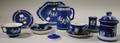 Ten Wedgwood Dark Blue Jasper Dip Items