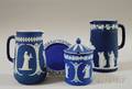 Four Wedgwood Dark Blue Jasper Dip Items