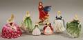 Seven Royal Doulton Porcelain Lady and Girl Figures