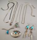 Small Group of Sterling Silver Jewelry