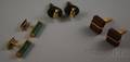 Three Pairs of Gold Cuff Links