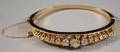 14kt Gold and Diamond Bangle Bracelet
