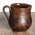 Pennsylvania redware cream pitcher