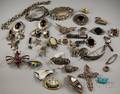 Group of Silver Marcasite and Enamel Jewelry