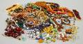 Large Group of Mostly Beaded Stone Necklaces
