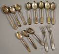 Small Group of Mostly Silverplated Spoons