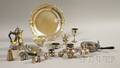 Group of Sterling Silver and Silverplated Tableware