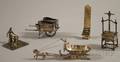 Five Whimsical Miniature Silver Items