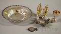 Small Group of Sterling Silver and Silver Table and Personal Items