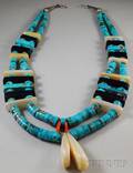 Zuni Heishistyle Turquoise Necklace