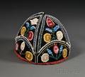 Northeast Beaded Cloth Panel Hat