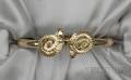 18kt Gold Rams Head Bracelet