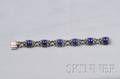 Sterling Silver and Lapis Bracelet Georg Jensen