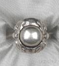 Sterling Silver Ring Georg Jensen