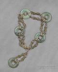 14kt Gold and Jadeite Bracelet