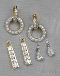 Three Gold and Diamond Jewelry Items