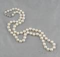 Cultured Pearl and Diamond Necklace