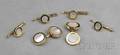 18kt Gold and Motherofpearl Dress Set Tiffany  Co