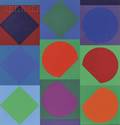 Victor Vasarely FrenchHungarian 19061997 Planetary Folklore