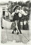 Paul Ickovic Czech b 1944 Tango Dancers Buenos Aires 1980