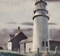 Sandor Bernath American 18921984 Lighthouse
