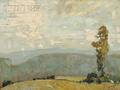 Roy Henry Brown American 18791956 Hilltop Landscape Vista