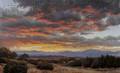 Grant MacDonald American b 1944 Desert Landscape at Sunset