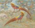 Charles Robert Knight American 18741953 Pair of Golden Pheasants