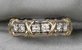 Platinum 18kt Gold and Diamond Band Schlumberger Tiffany  Co