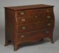 Federal Inlaid Cherry Bombe Chest of Drawers