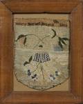 Framed Needlework Purse Fragment