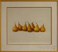 Alan Magee American b 1947 Seven Pears I