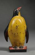 Painted Cast Iron Penguin Doorstop