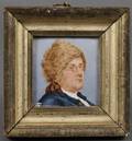 Gen John B Turchin RussianAmerican 18221901 After CN Cochin Portrait Miniature of Benjamin Franklin