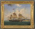 Louis Honore Frederic Gamain French 18031871 Portrait of the Ship Noemie of Charleston Cap J JohnsonGoing into Havre 15 Apri