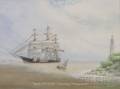 American School 20th Century Sea Witch Departing Whampoa 1847