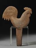 Cast Iron Model E LongStem Hummer Rooster Windmill Weight