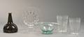 Five Blown Glass Items