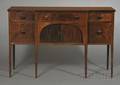 Federal Mahogany and Mahogany Veneer Sideboard