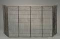 Brass and Wirework Folding Firescreen