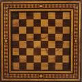 Rosewood and Maple Inlaid Checkerboard