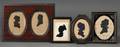 Five Framed Silhouettes