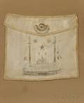 Framed Masonic Apron