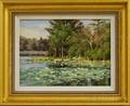 Mitch Billis American b 1937 Near Porters Preserve  Lily Pond