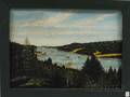 AmericanCanadian School 20th Century Busy River Port Scene