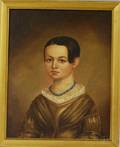 19thEarly 20th Century American School Portrait of a Young Girl