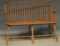 Windsor Bambooturned Maple and Ash Settee