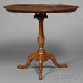 Federal Mahogany Tilting Dishtop Birdcage Tea Table