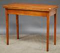 Federal Tiger Maple Card Table